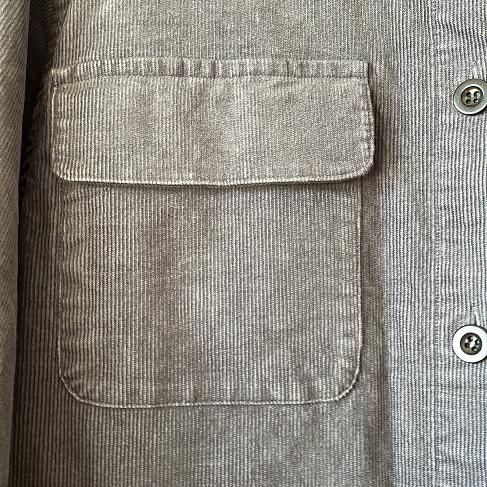 Jenni Kayne Corduroy Jacket Gray Washed Black S - Picture 6 of 14